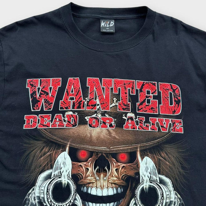 T-Shirt mit Totenkopf-Grafik – XL