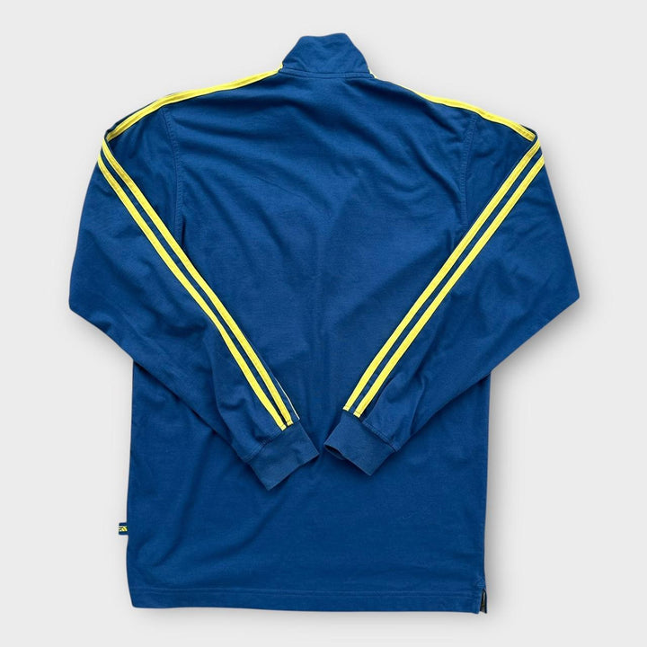 Adidas Sweatshirt mit Viertelreißverschluss – klein