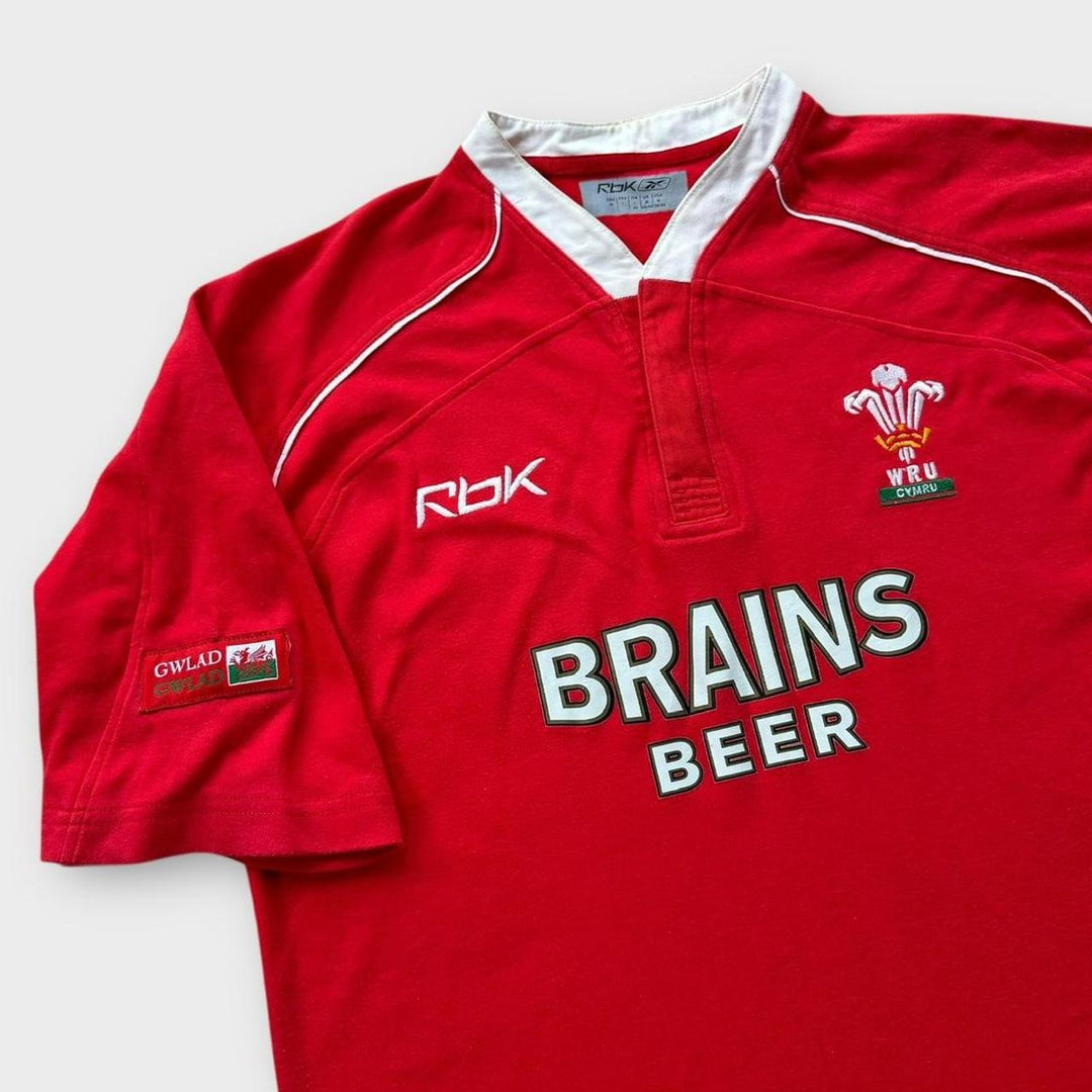 Vintage Wales Rugby-Top – mittelgroß