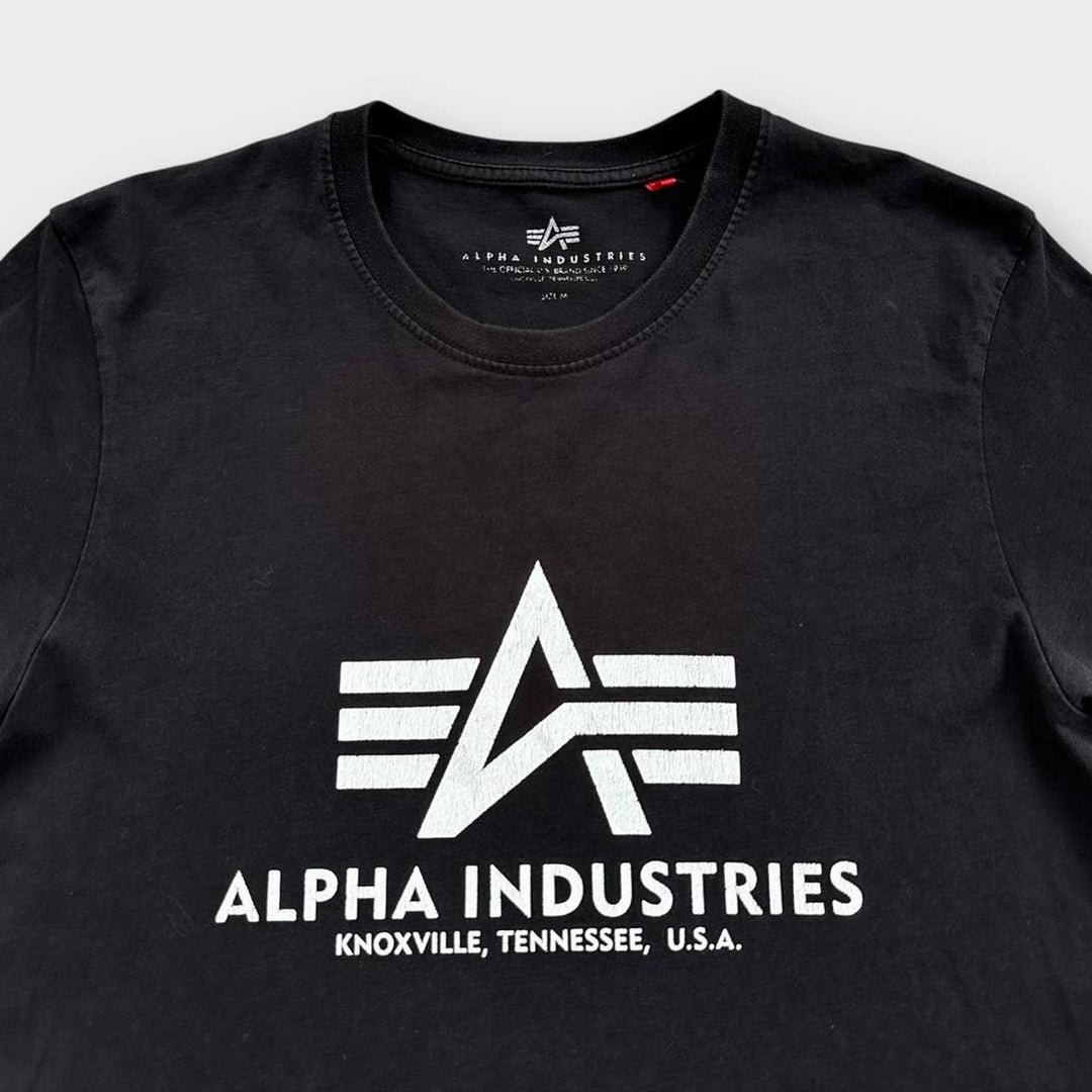 Alpha Industries Grafik-T-Shirt – mittelgroß