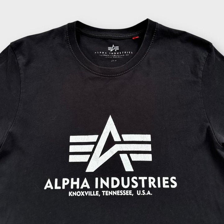 Alpha Industries Grafik-T-Shirt – mittelgroß