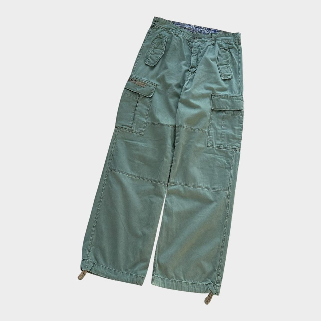 Y2K-Cargos mit weitem Bein von Ted Baker – Taille 32