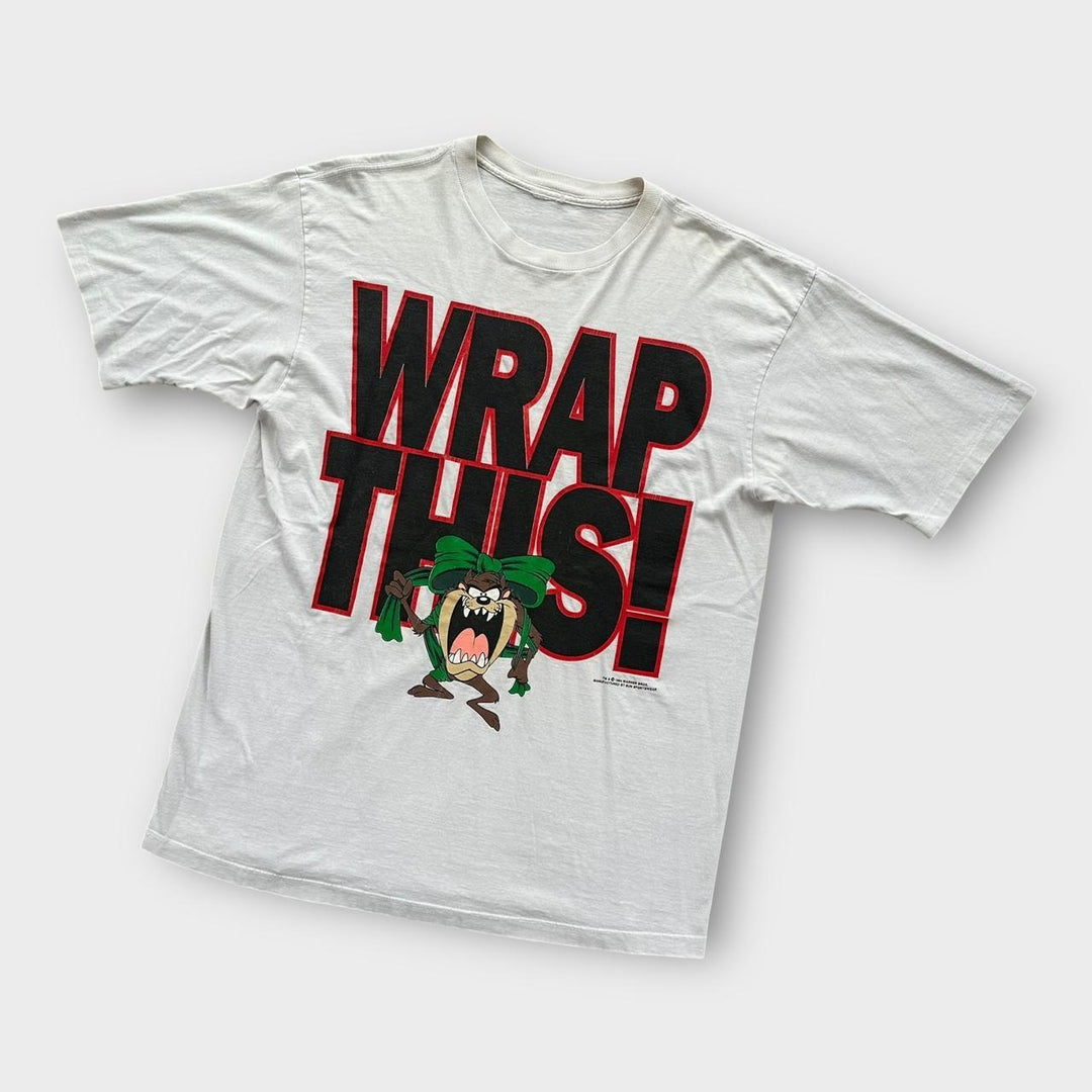 Vintage Taz Weihnachts-Grafik-T-Shirt - XL