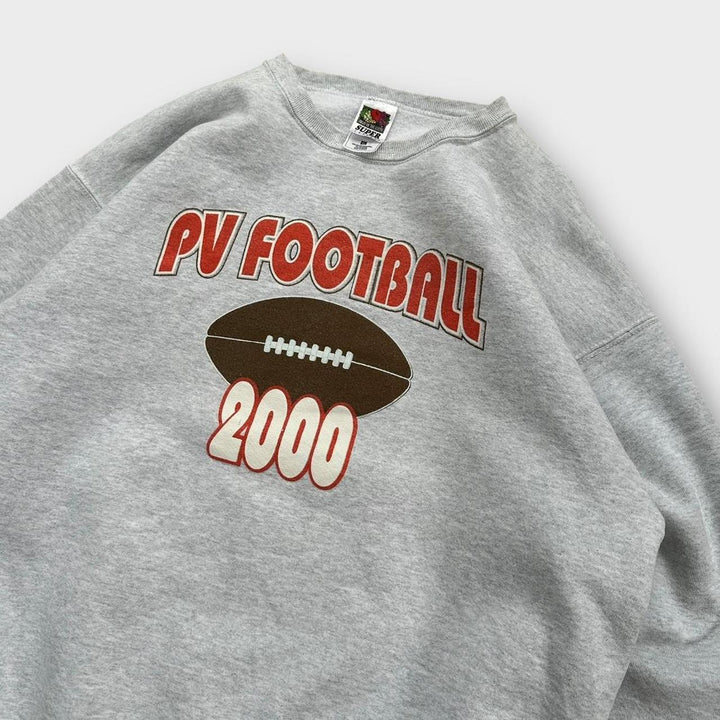 Vintage American-Football-Grafik-Sweatshirt – XL