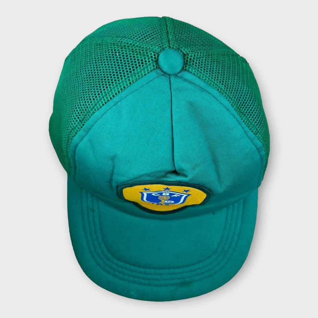 Brasilien-Fußballkappe aus den 90ern – Einheitsgröße
