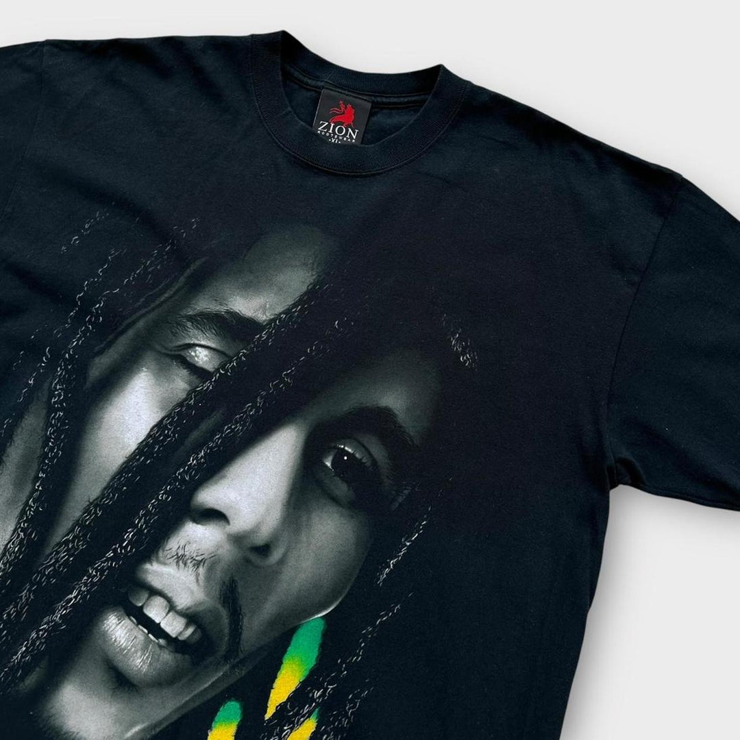 T-Shirt mit Bob-Marley-Grafik – XL