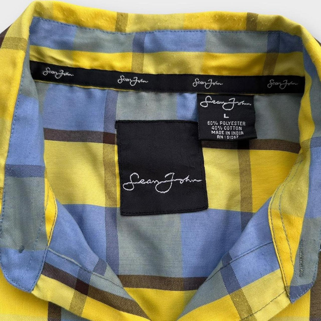 Vintage Sean John Kurzarmshirt – groß (passt wie ein Baggy XL)