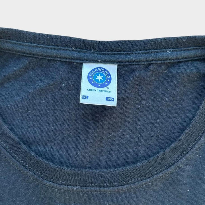 T-Shirt mit Dschungel-DJ-Grafik – XL