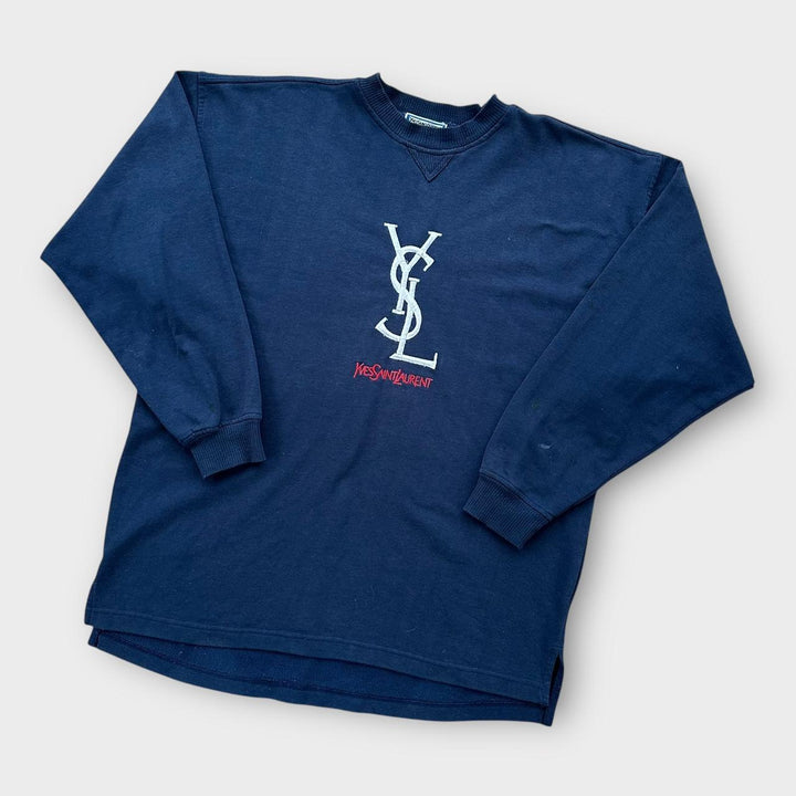 YSL-Sweatshirt mit Spruch – XL