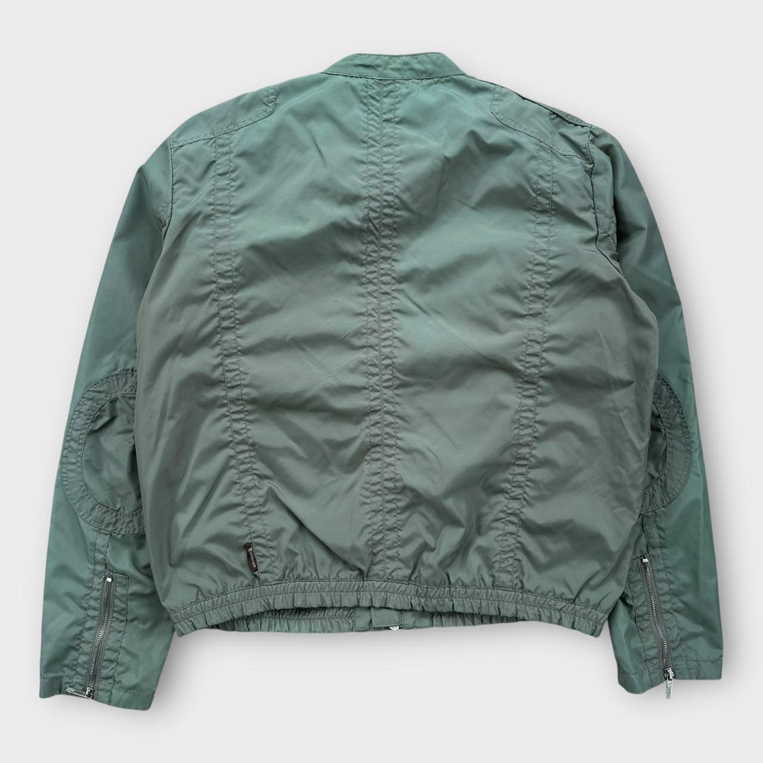 Moncler Bikerjacke – Größe 5 (Damen XL)