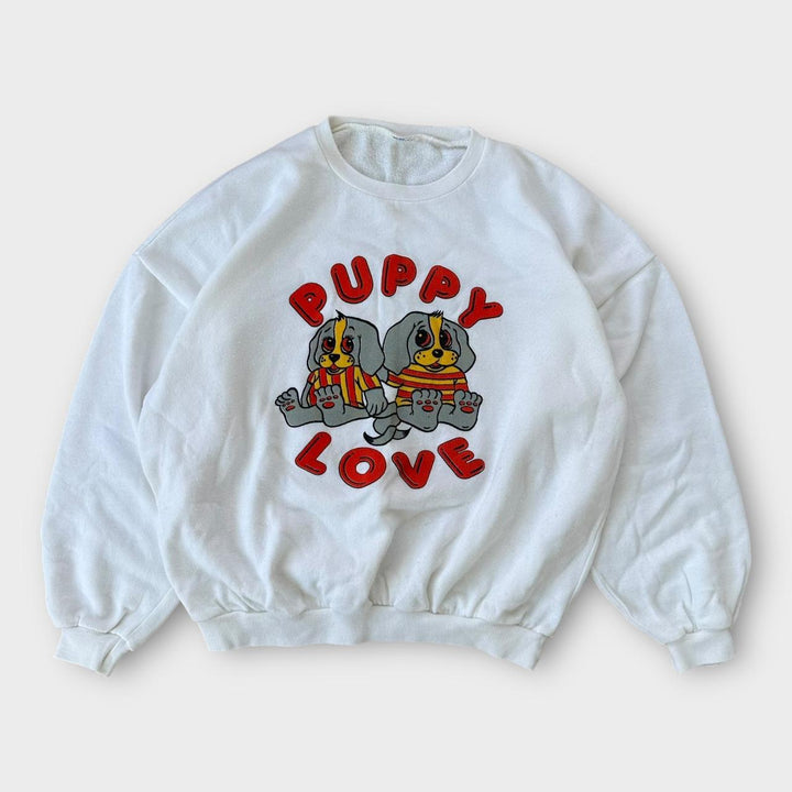 Grafik-Sweatshirt im 80er-Jahre-Stil – mittelgroß