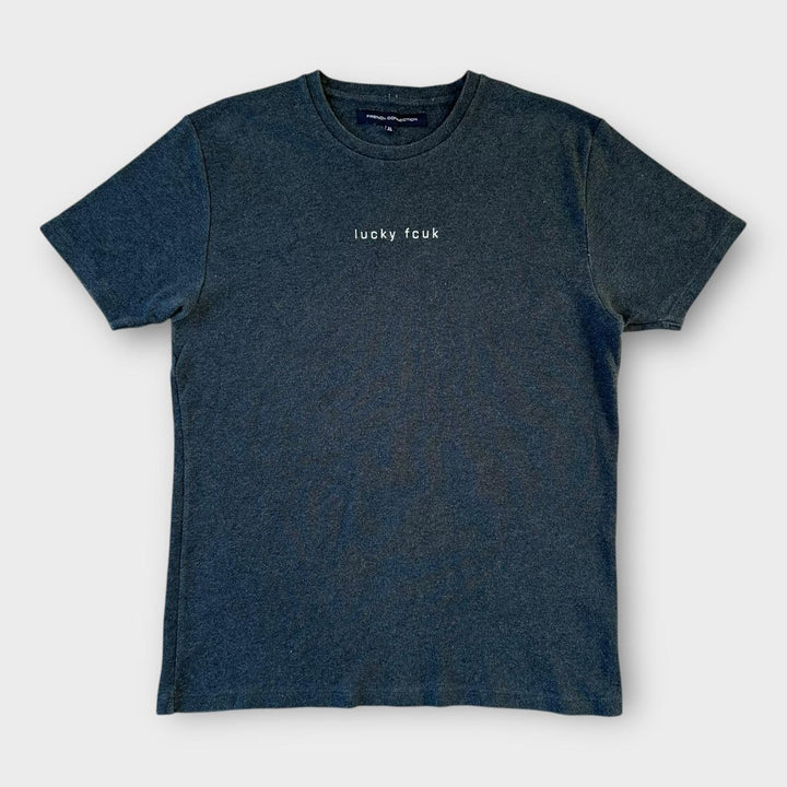 T-Shirt mit „French Connection“-Slogan – XL (passt mittelgroß)