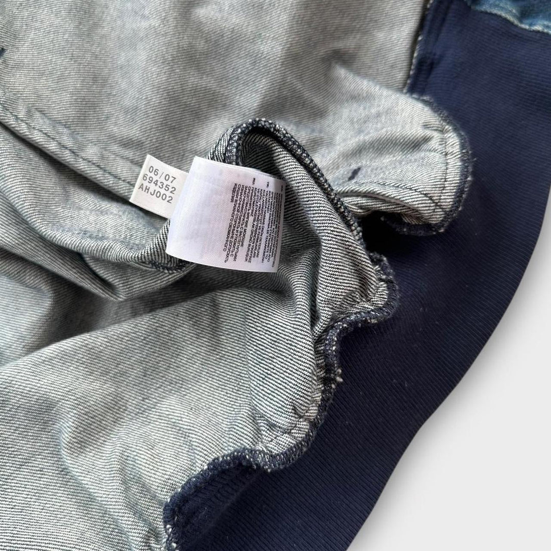 Vintage Adidas Jeans-Bomberjacke – mittelgroß