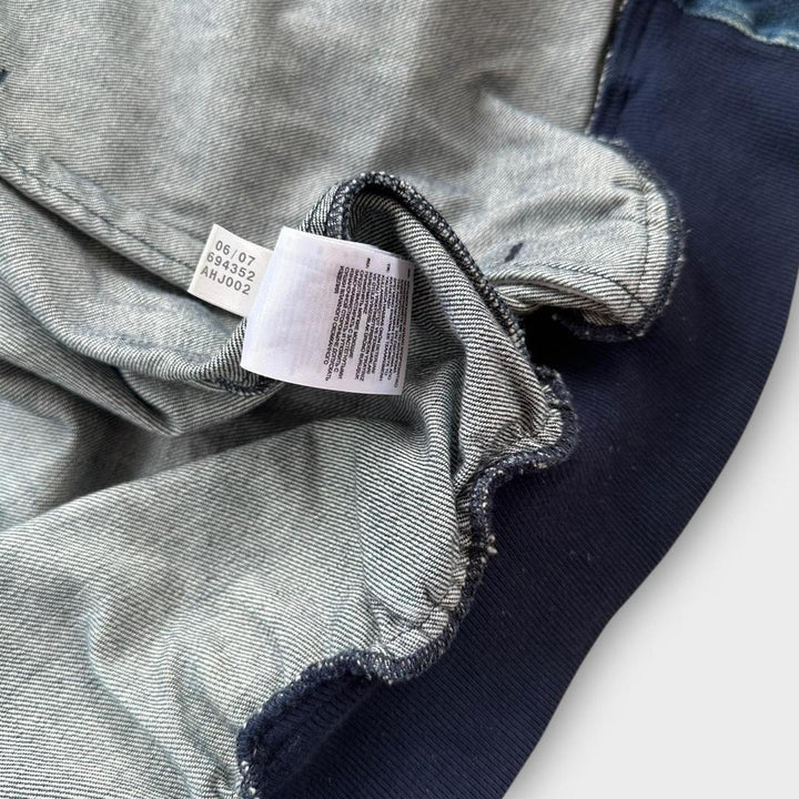 Vintage Adidas Jeans-Bomberjacke – mittelgroß