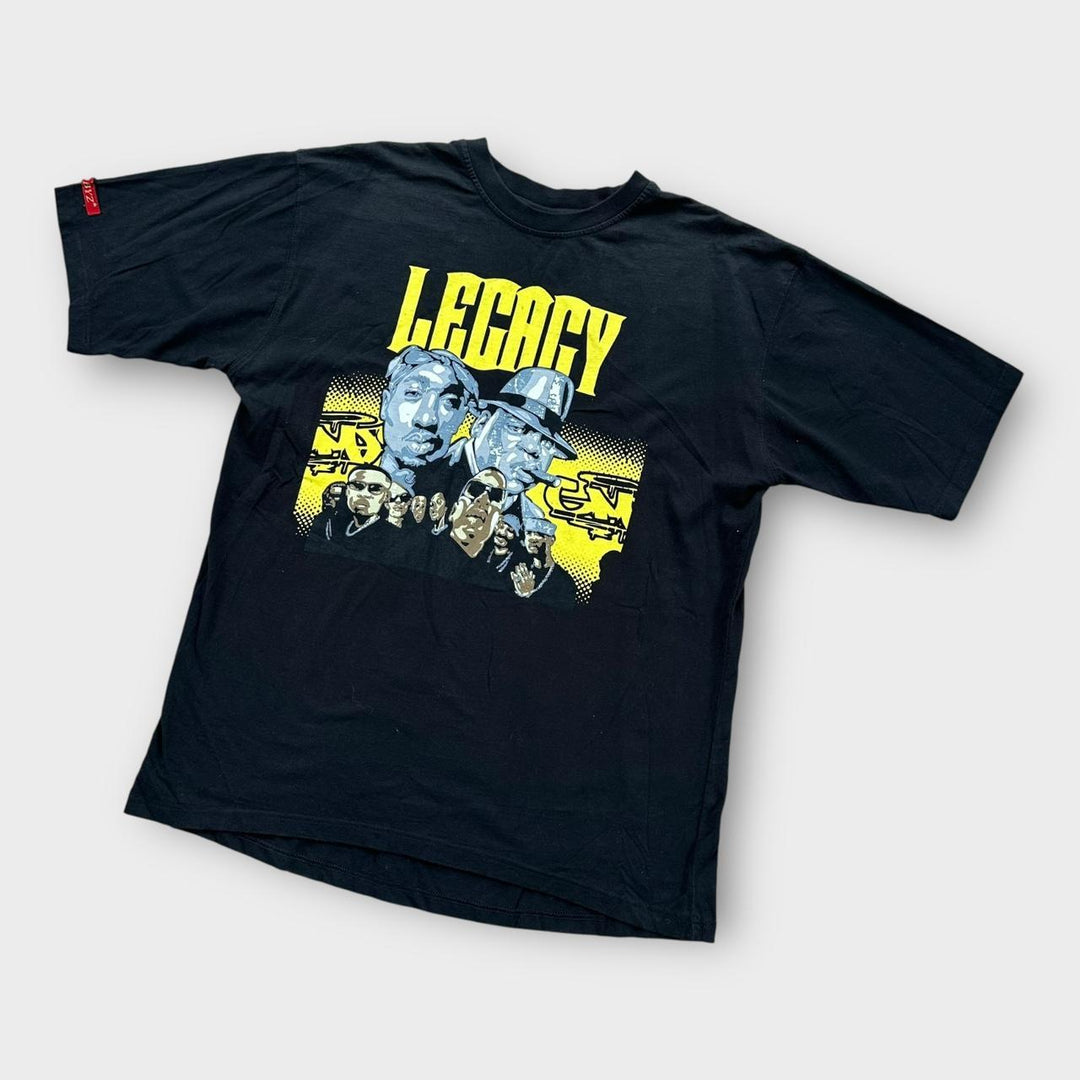 Vintage Tupac & Biggie Grafik-T-Shirt – XL
