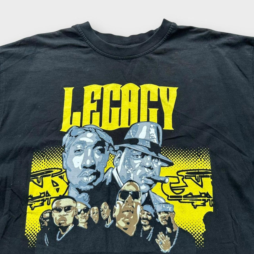 Vintage Tupac & Biggie Grafik-T-Shirt – XL