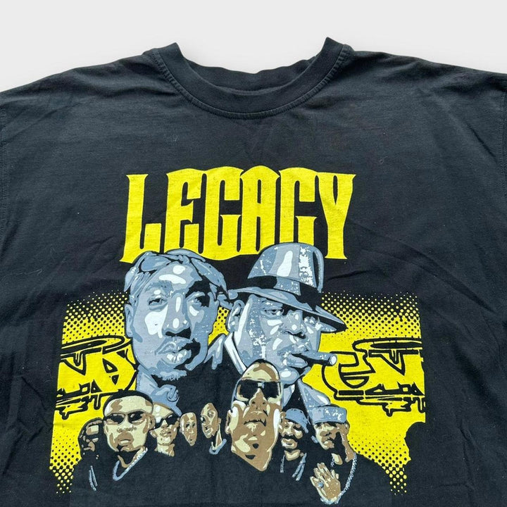 Vintage Tupac & Biggie Grafik-T-Shirt – XL