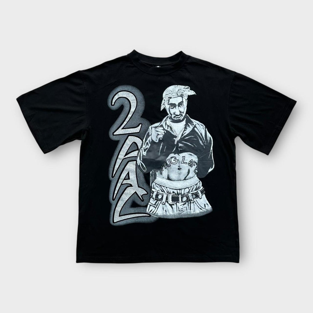 Vintage Tupac Grafik-T-Shirt – XL