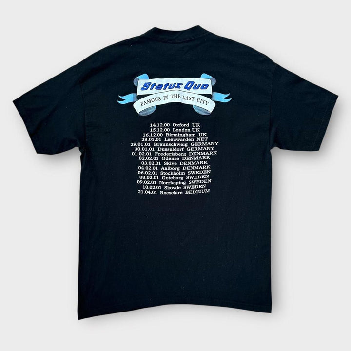 Vintage Status Quo Band-T-Shirt – XL (passt mittelgroß)