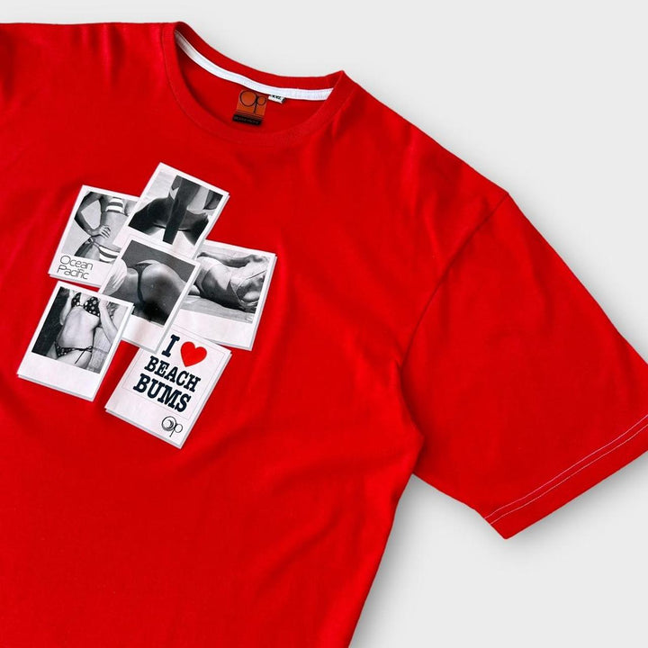 T-Shirt mit Ozean-Pazifik-Grafik – XXL