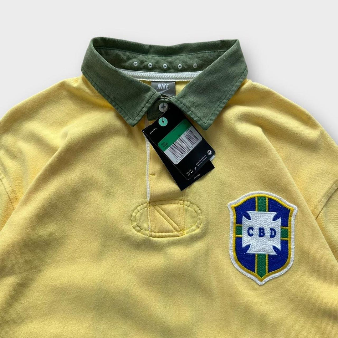 Vintage Nike Brasilien Rugby-Shirt - XL