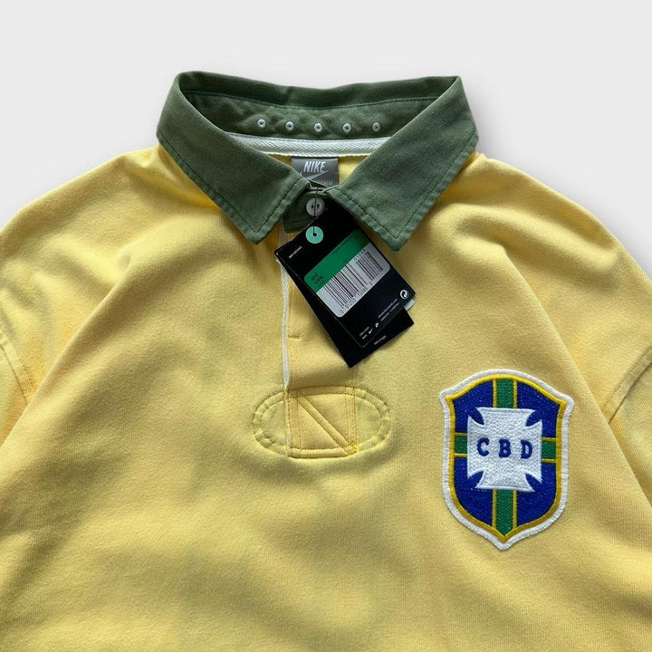 Vintage Nike Brasilien Rugby-Shirt - XL