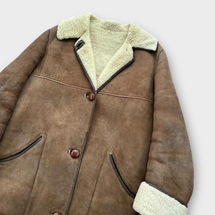 Vintage Schaffelljacke – mittel