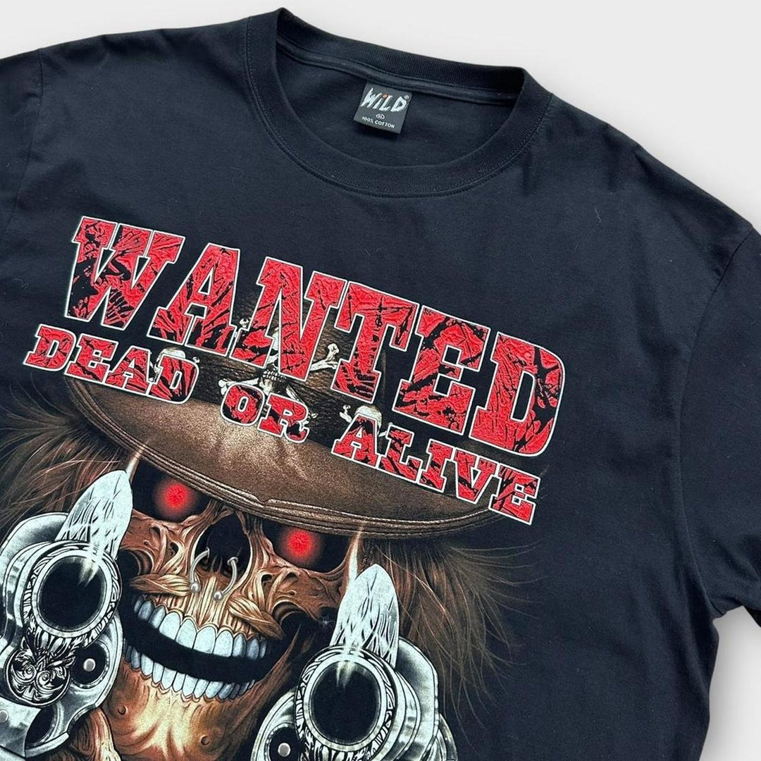 T-Shirt mit Totenkopf-Grafik – XL