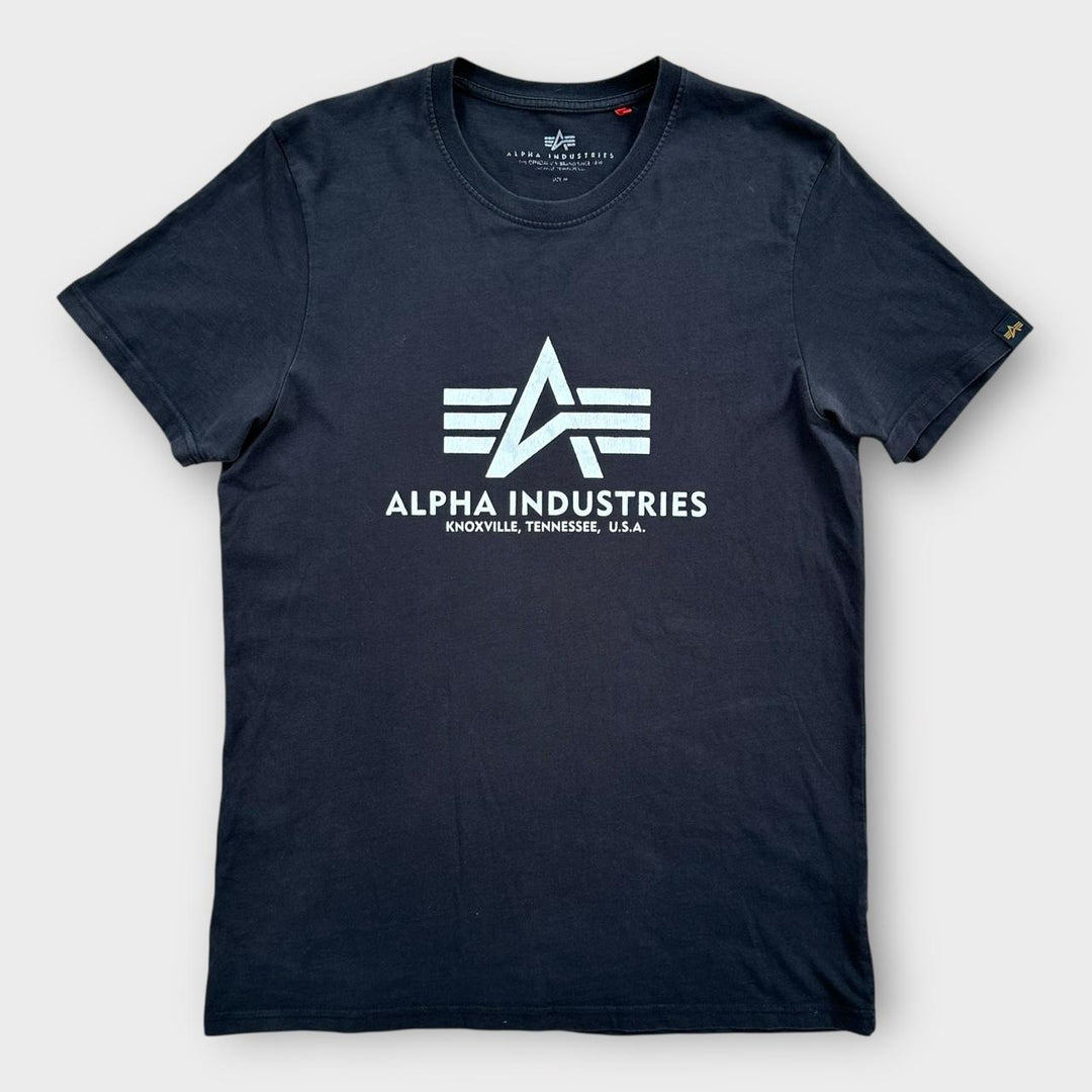 Alpha Industries Grafik-T-Shirt – mittelgroß