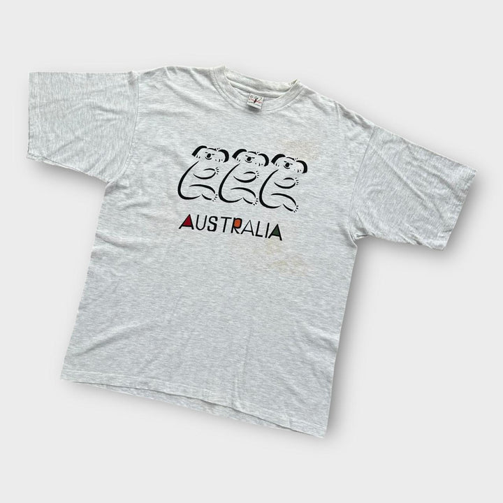 Australien Vintage Grafik-T-Shirt – XXL