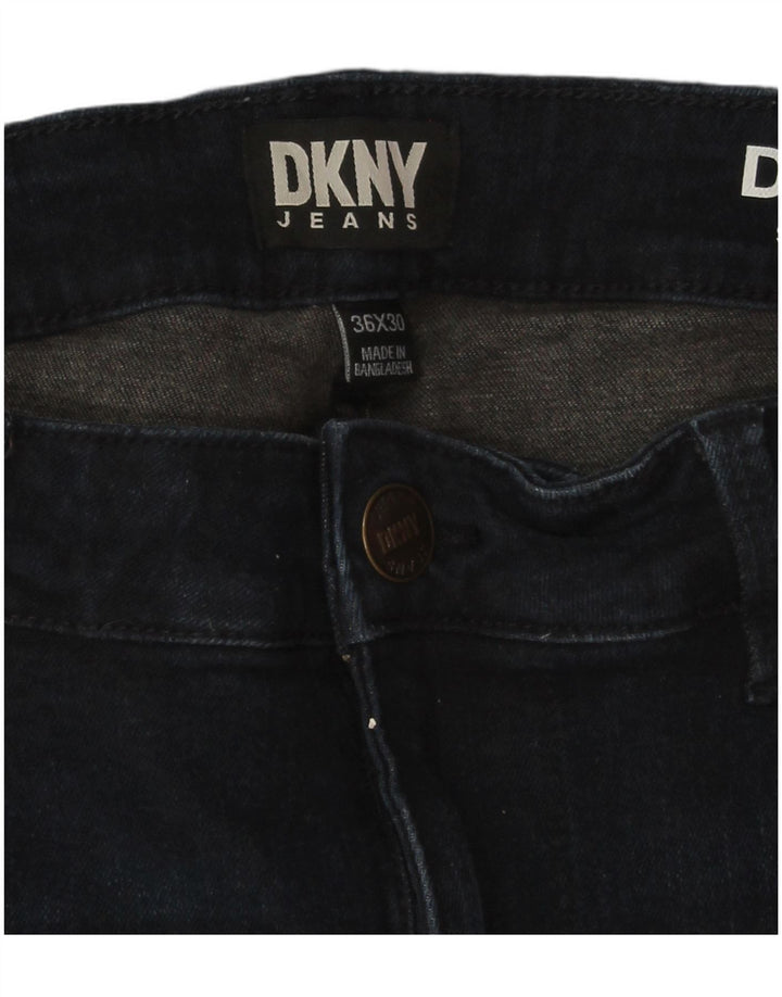 Dkny Herren Duane Straight Jeans W36 L30 Marineblaue Baumwolle