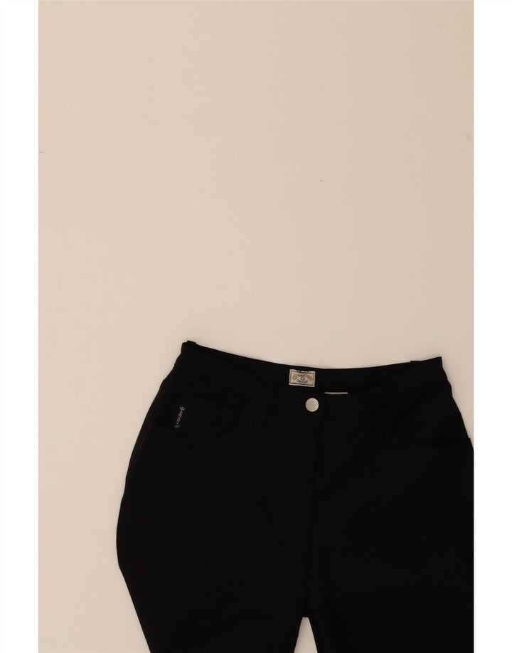 ARMANI Womens Slim Casual Trousers W29 L29 Black Vintage Armani and Second-Hand Armani from Messina Hembry 