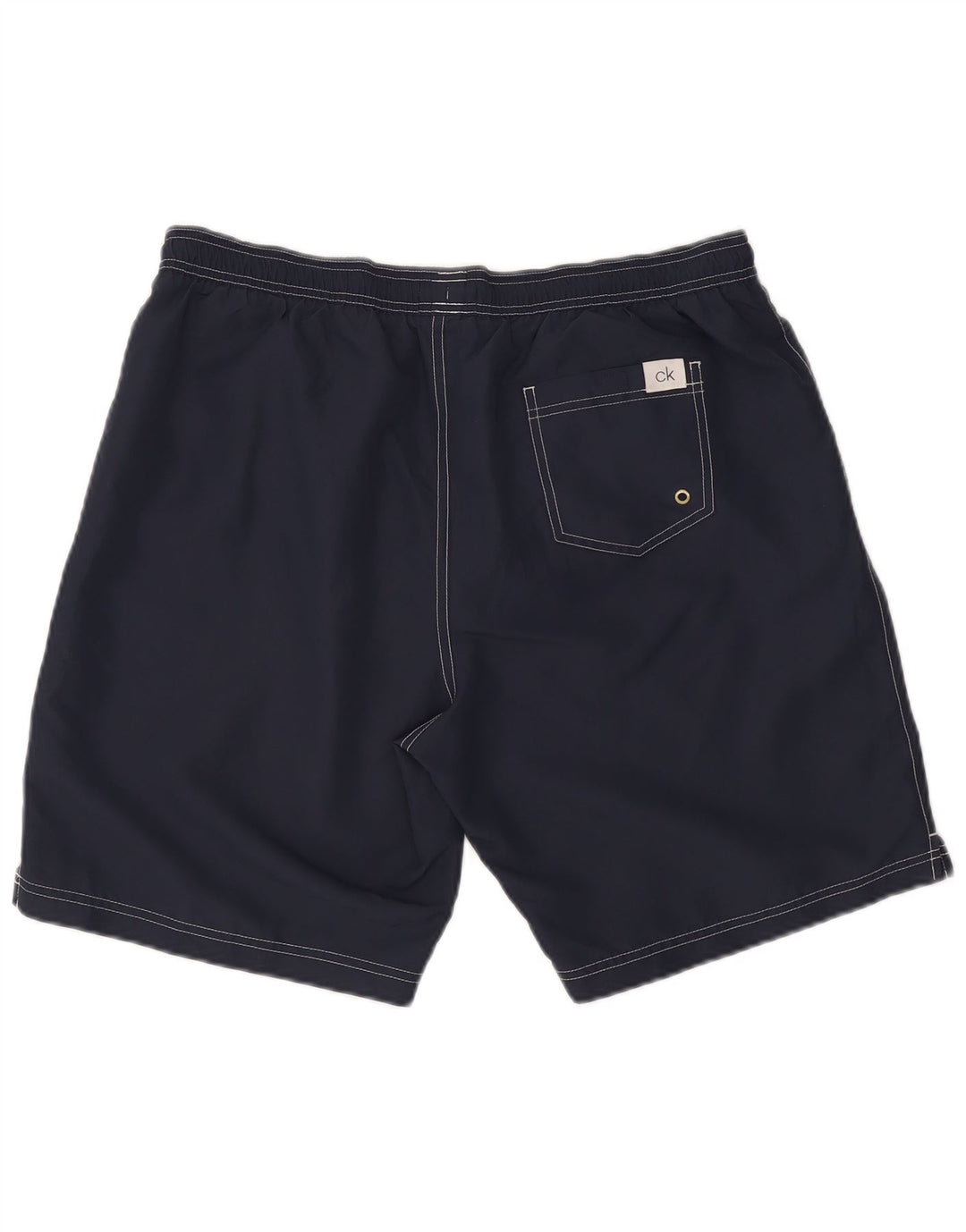Calvin Klein Herren Badeshorts XL Marineblau Polyester