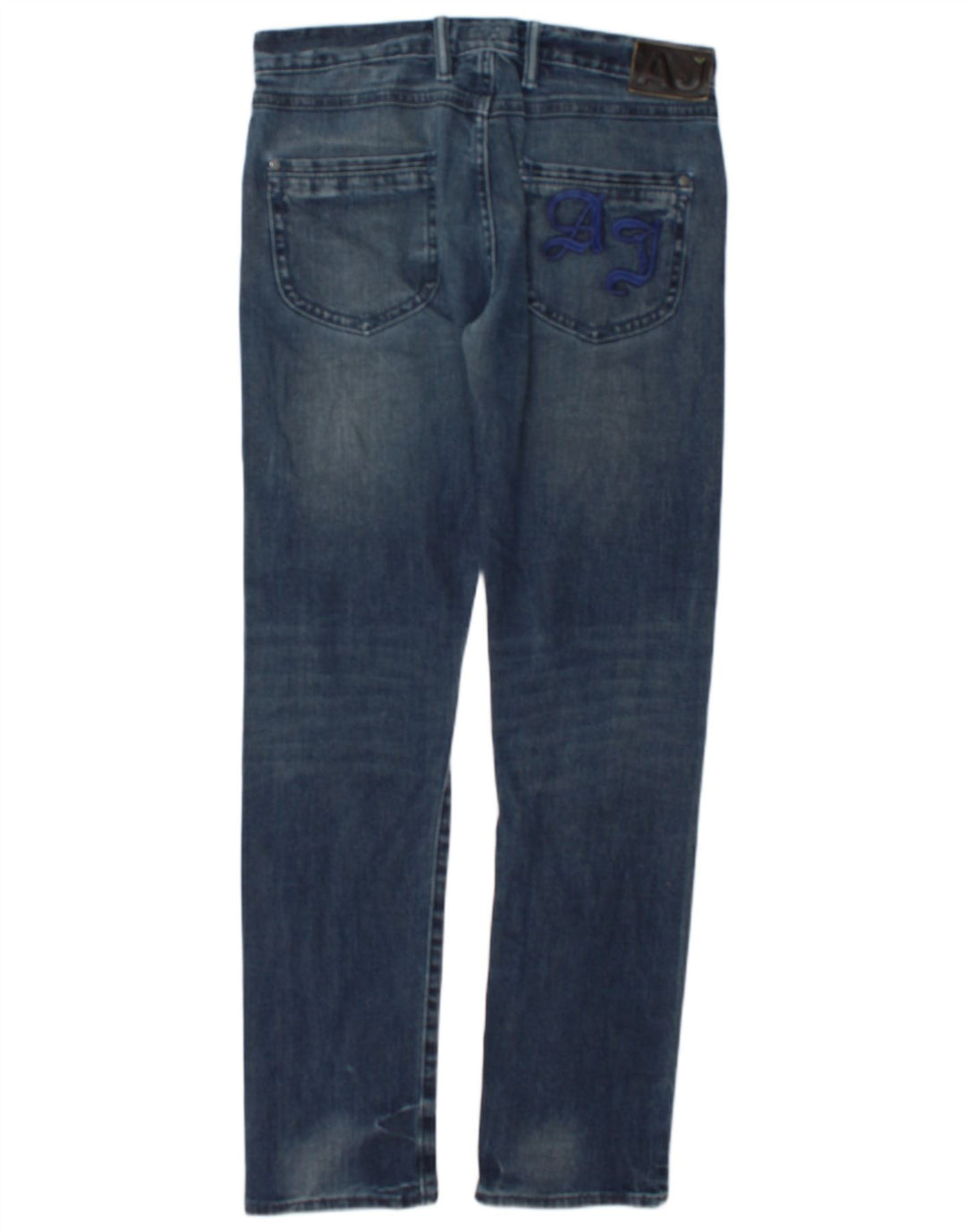 Armani Herren Slim Jeans W32 L32 Blaue Baumwolle