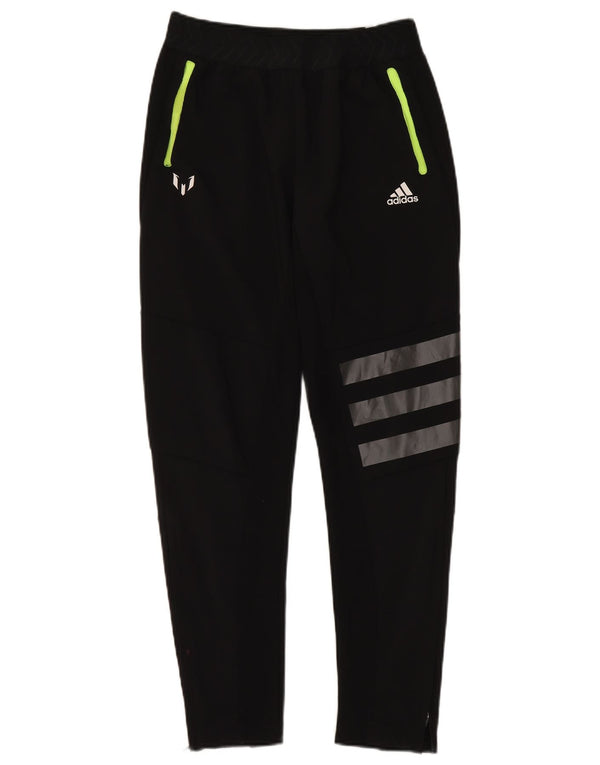 Adidas Trainingshose für Jungen, 13–14 Jahre, schwarzes Polyester