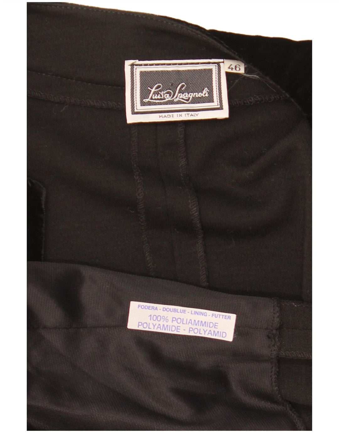 Luisa Spagnoli Damen 3/4-Ärmel-Cardigan-Oberteil IT 46 Large Schwarz