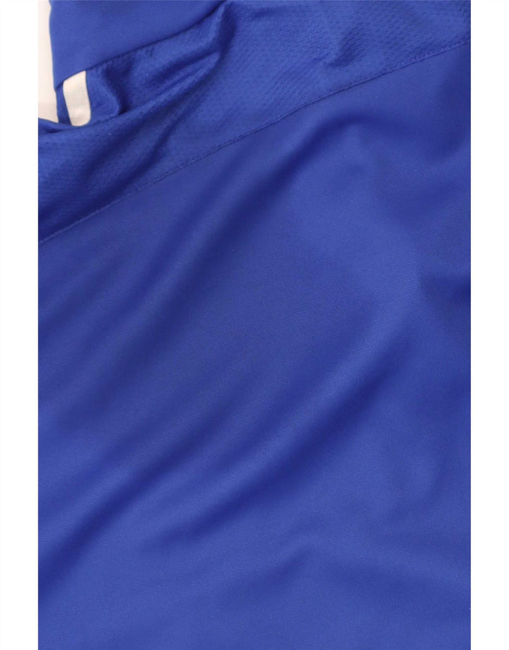 Adidas Herren Climacool Trainingsanzug-Top-Jacke, großes blaues Farbblock-Polyester