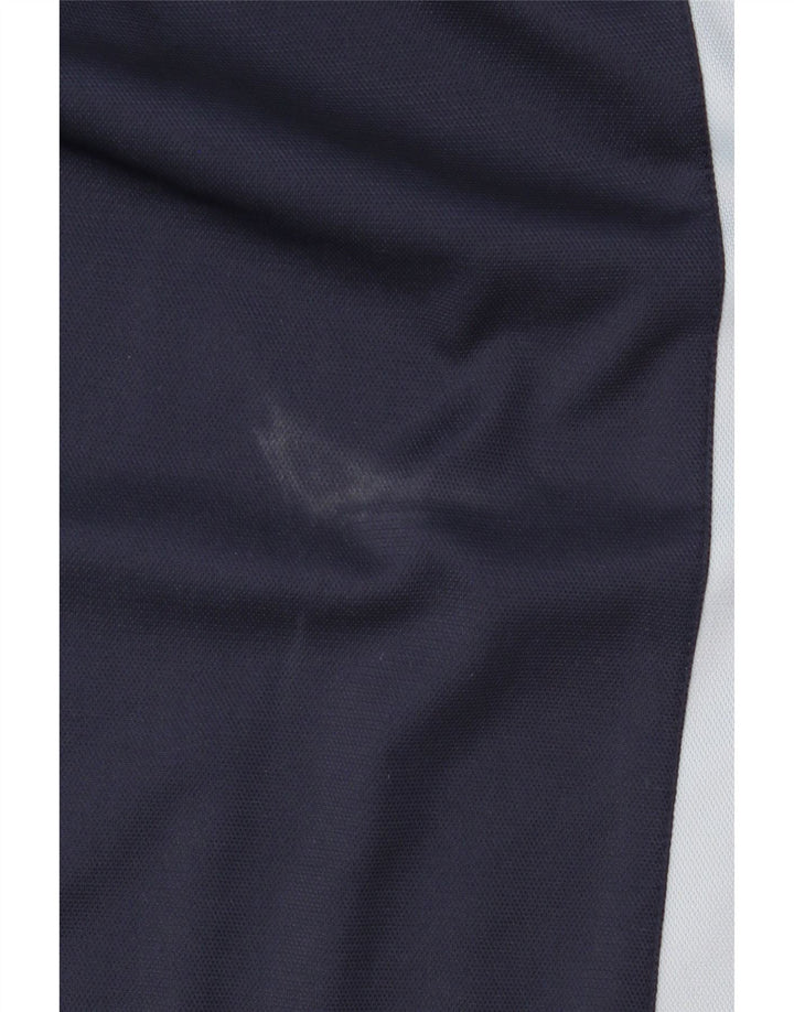 Asics Herren-Trainingshose, groß, marineblau, Farbblock-Polyester