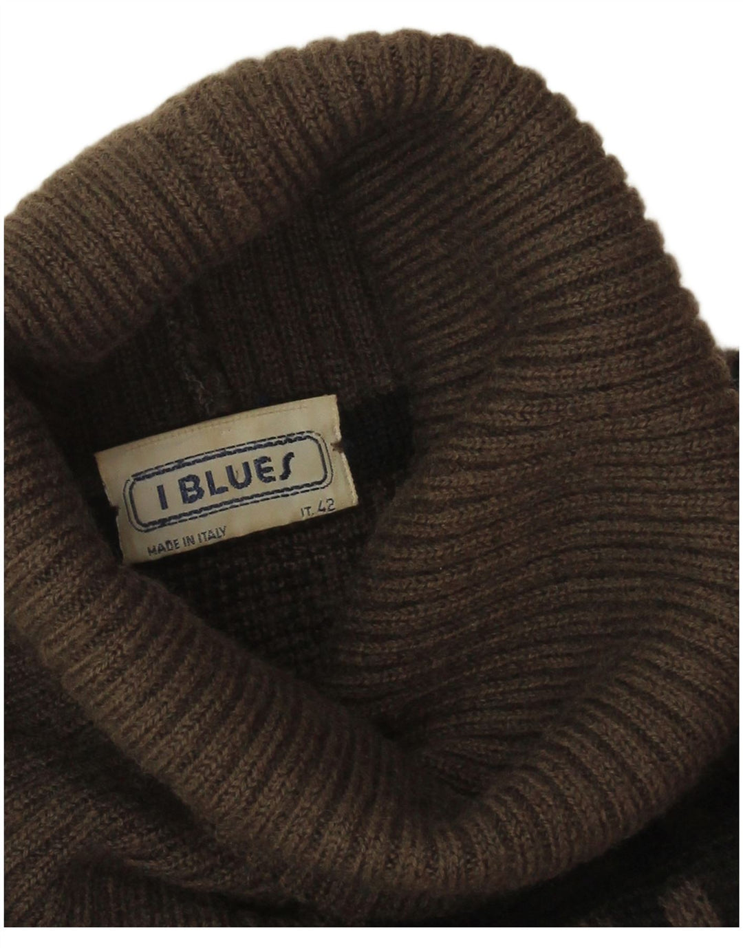 i Blues Rollkragenpullover für Damen IT 42 Mittelbraun Geometrisch