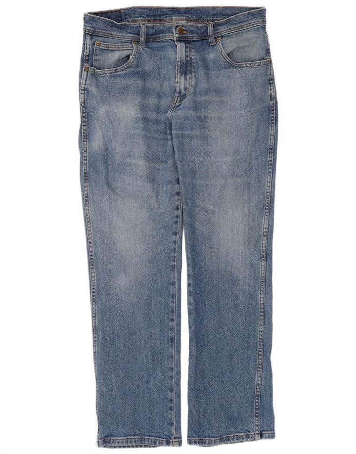 WRANGLER Herren-Jeans mit normaler Passform, gerade Passform, W34, L30, Blau, Baumwolle