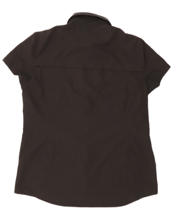 Mountain Warehouse Kurzarmhemd für Damen, UK 16, Größe L, Schwarz, Polyester