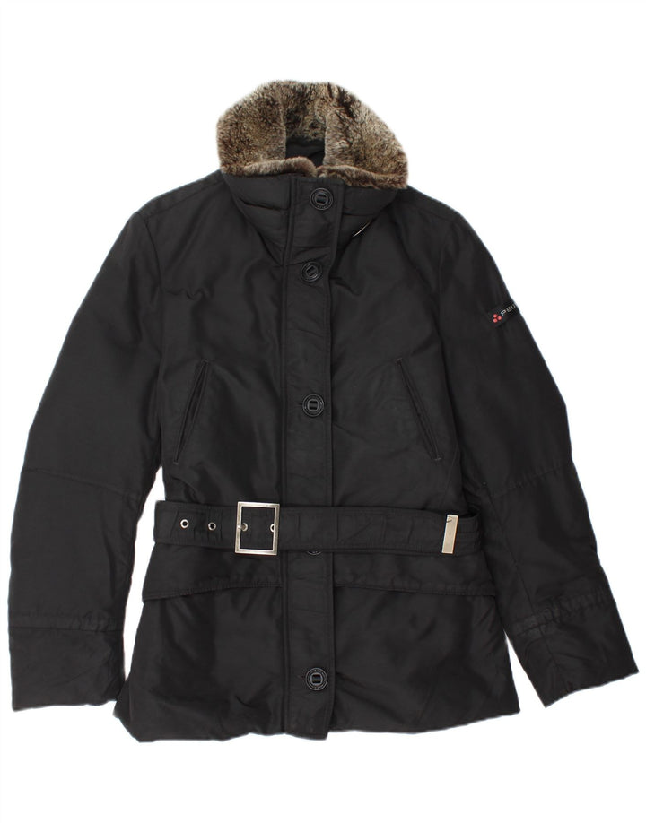 PEUTEREY Damen Windjacke IT 42 Medium Schwarz Polyamid Winter