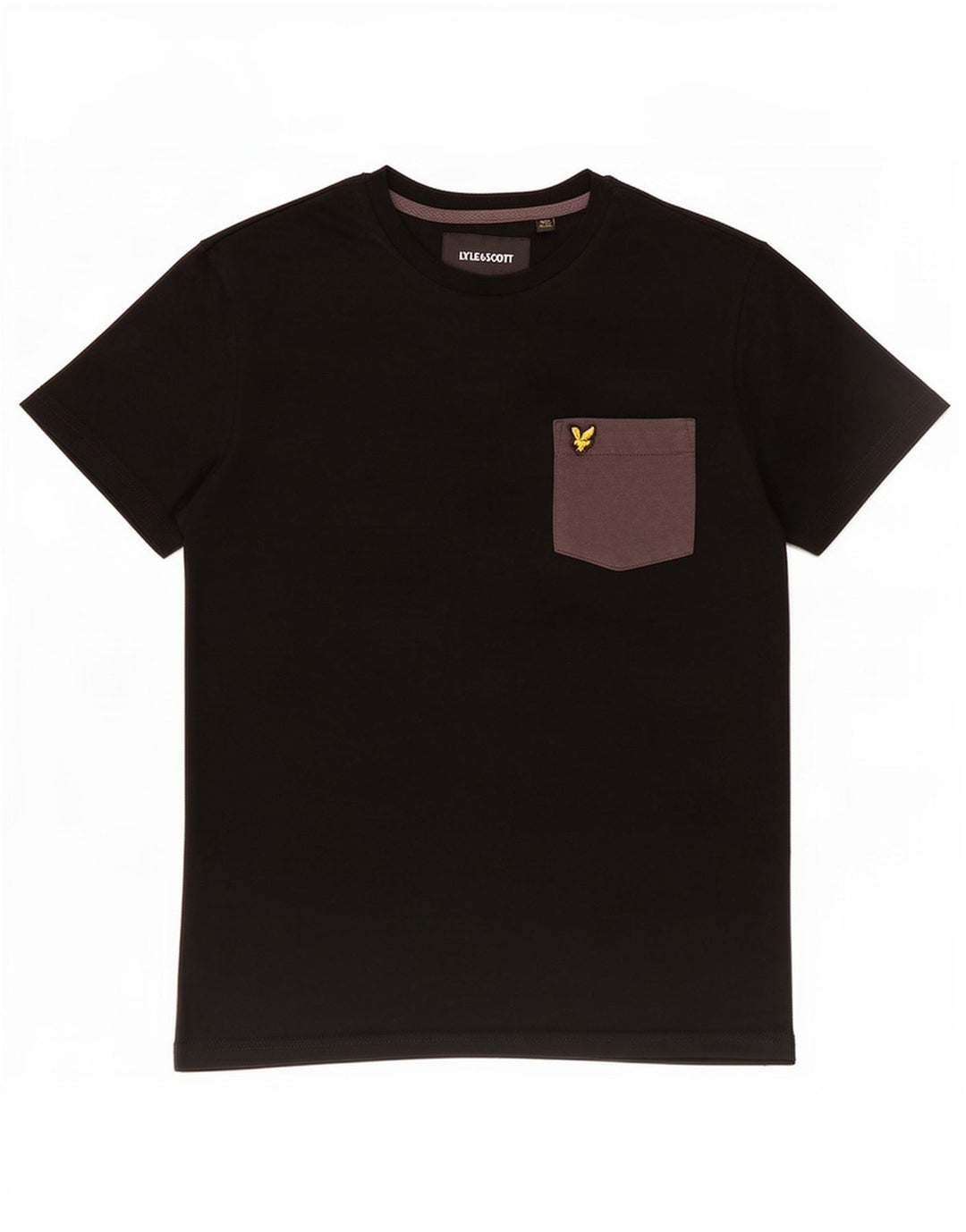Lyle & Scott Herren T-Shirt Top Small Schwarz Polyester