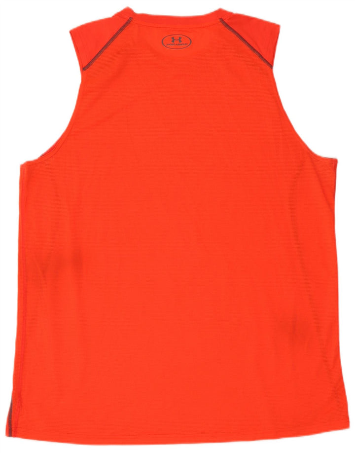 Under Armour Herren Heat Gear Weste Top 2XL Orange Polyester