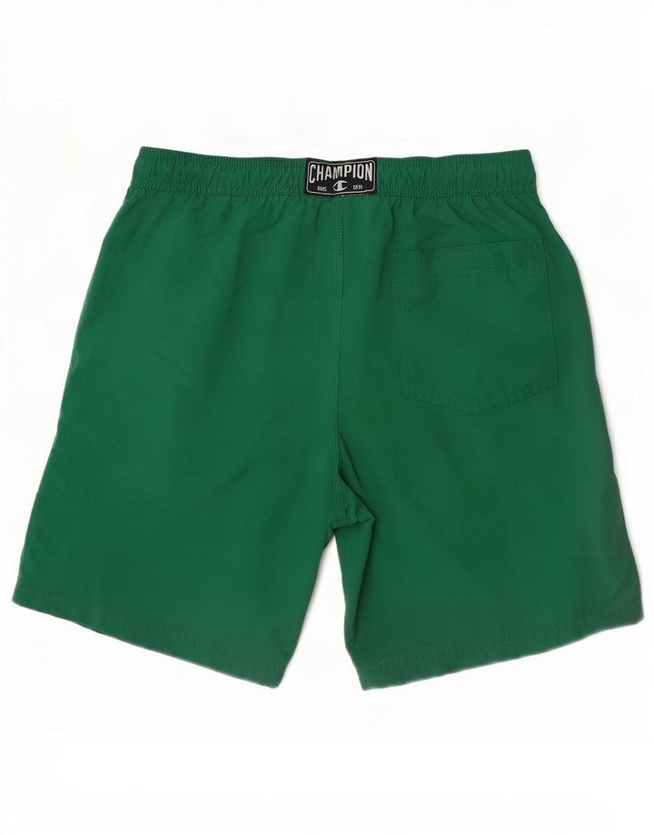 Champion Herren Badeshorts mit Grafik, Größe S, Grün, Polyamid