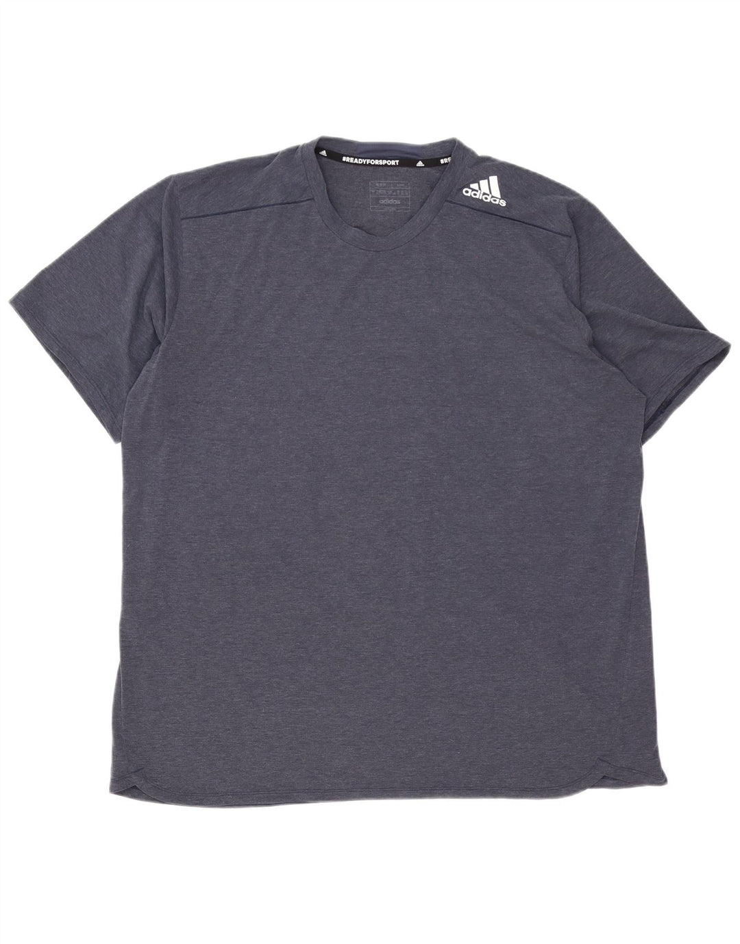 Adidas Herren T-Shirt Top 2XL Marineblau Polyester