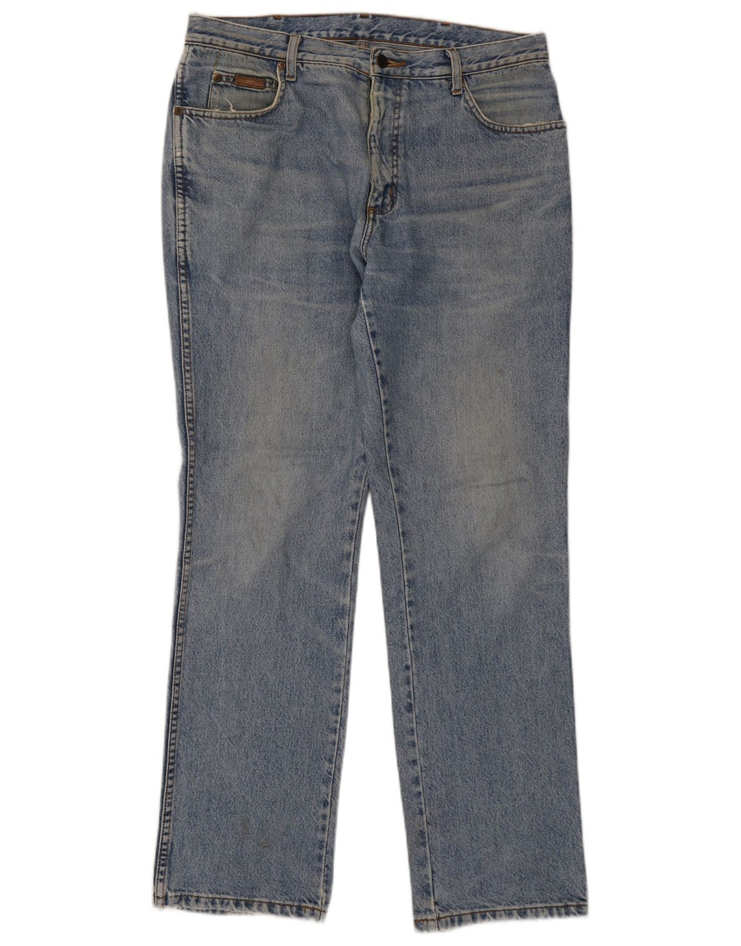 Wrangler Herren Texas Straight Jeans W35 L32 Blaue Baumwolle