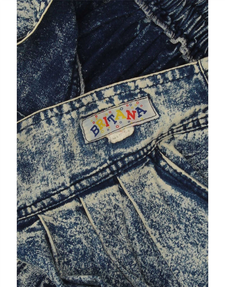 Vintage Damen Midi Jeansrock W28 Mittelblaue Baumwolle