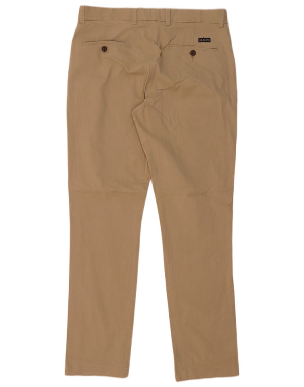 Dockers Herren Slim Chinohose W34 L34 Beige Baumwolle