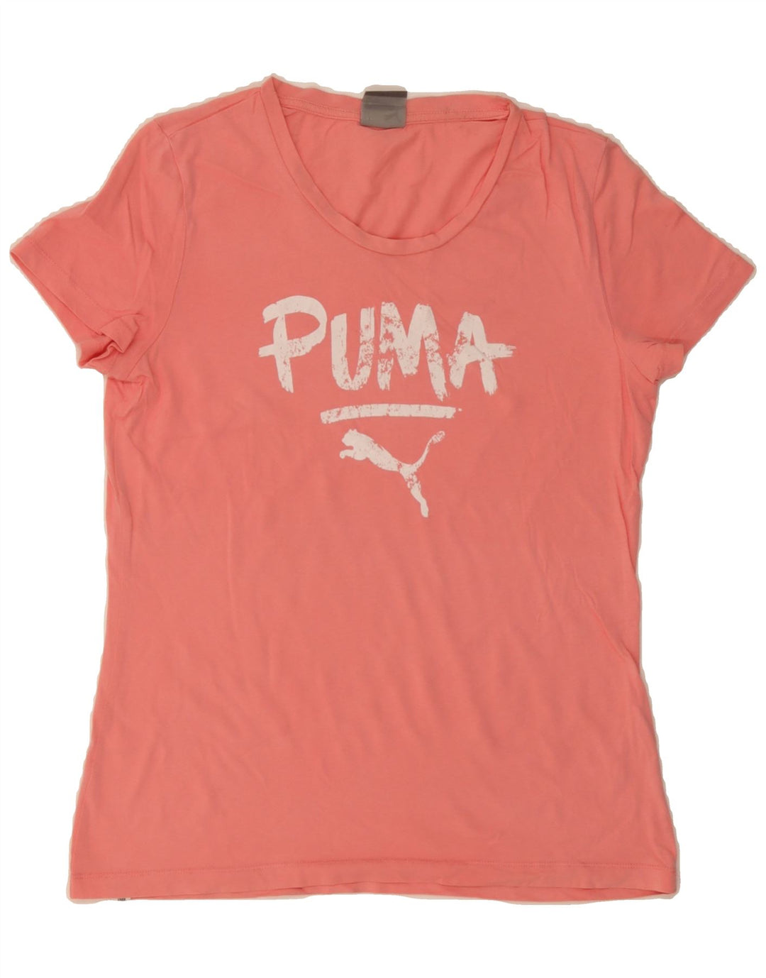 PUMA Womens Graphic T-Shirt Top UK 14 Medium Pink Vintage Puma and Second-Hand Puma from Messina Hembry 